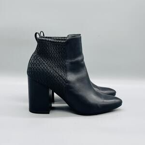 Cole Haan Boots Womens 8.5 Black Leather Grand OS Aylin Ankle Booties Shoes